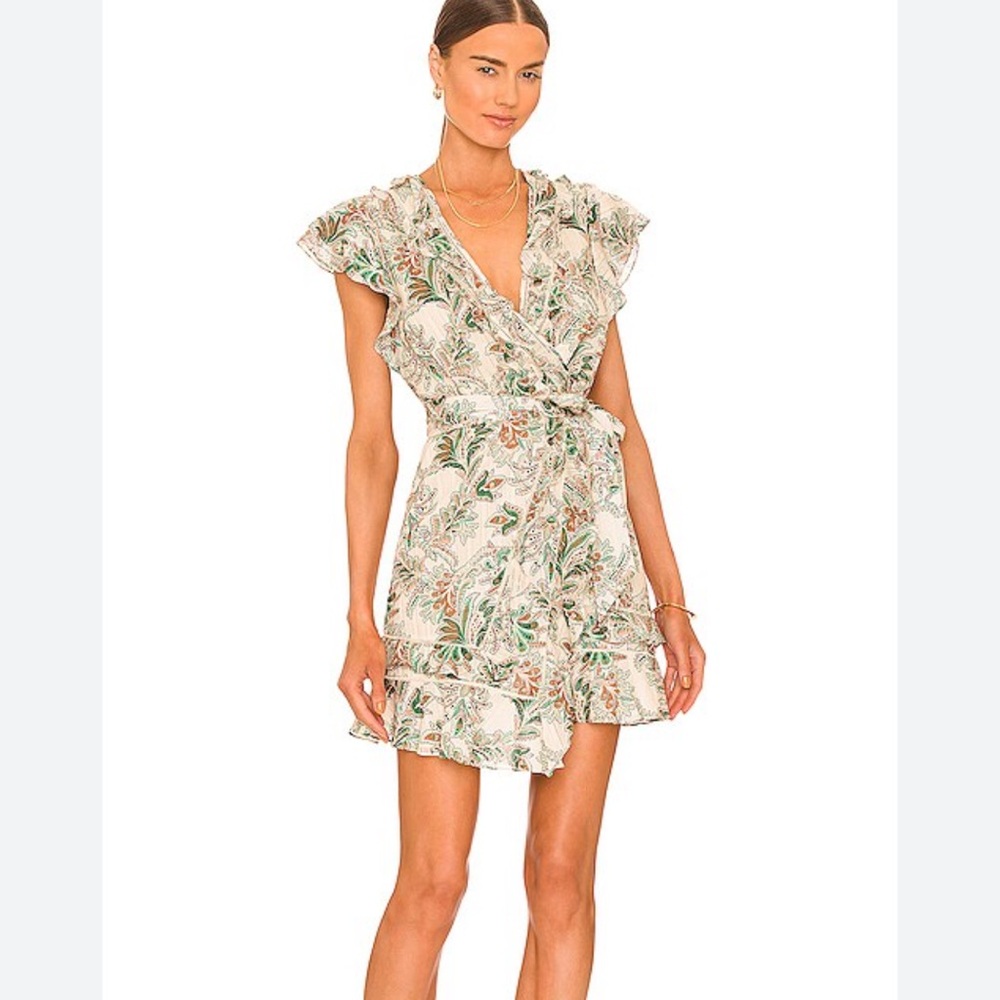Veronica Beard Itzel Belted Wrap Mini Dress NWOT